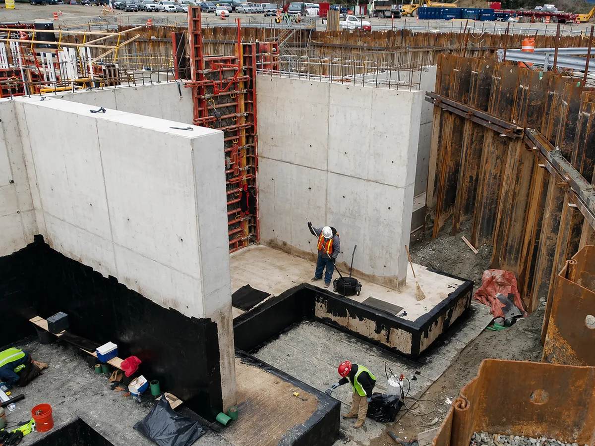 Sterling Project Foundational Walls Foundational Wall Waterproofing